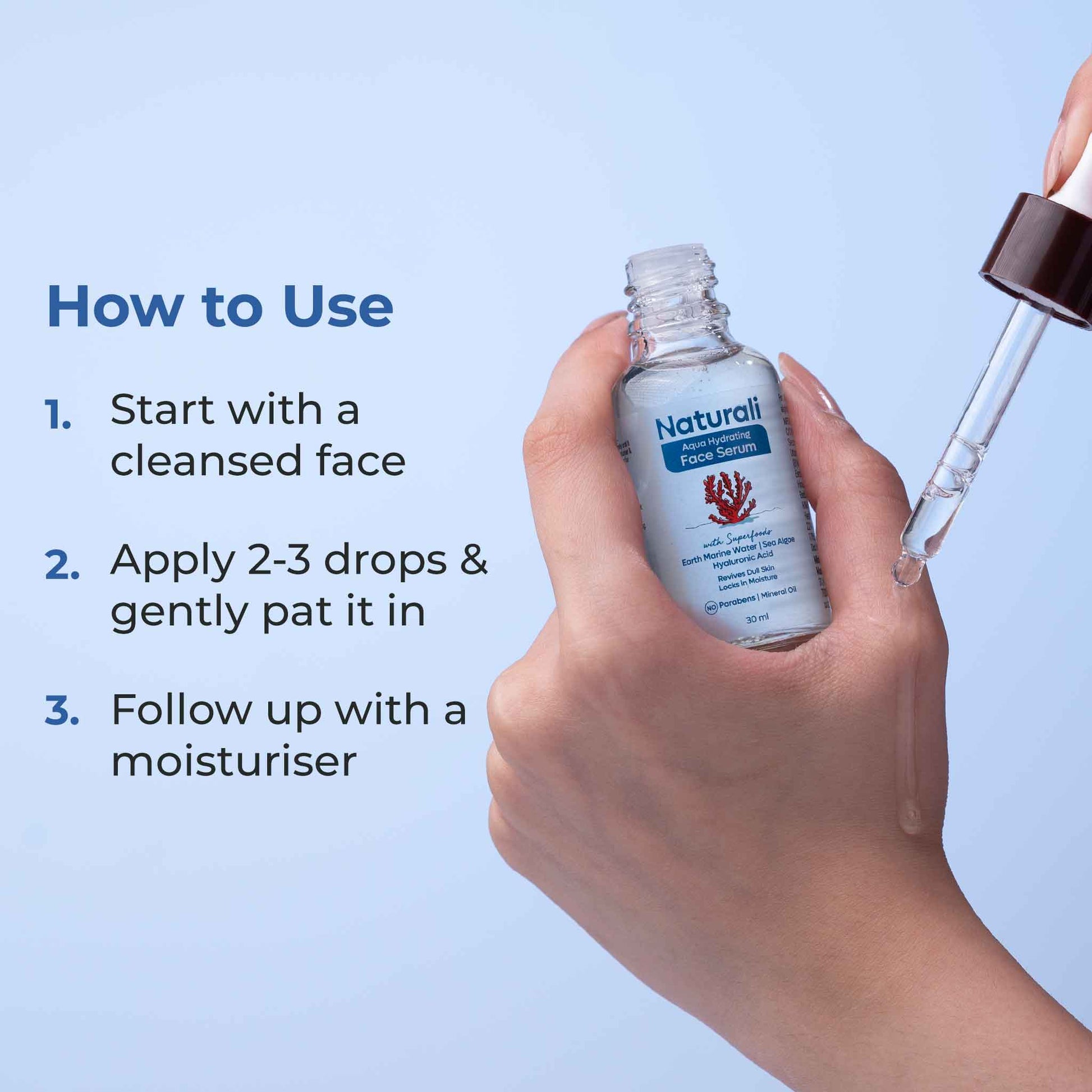 how to use face serum