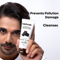 Charcoal Facewash prevent pollution damage & Cleanses