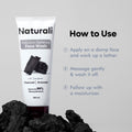 how to use Naturali pollution defense face wash