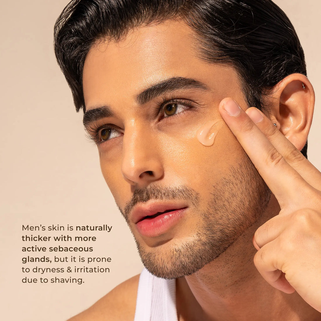 Naturali Soothing Face Moisturiser For Men With Green Tea, Cica & Vitamin E