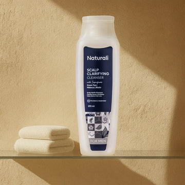 Naturali Scalp Clarifying Shampoo For Men With Green Tea, Hibiscus & Biotin