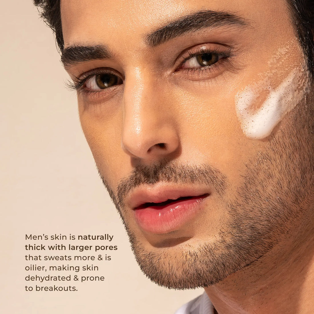Naturali Clarifying Foaming Face Wash For Men With Green Tea, Willow Bark & Glycolic Acid