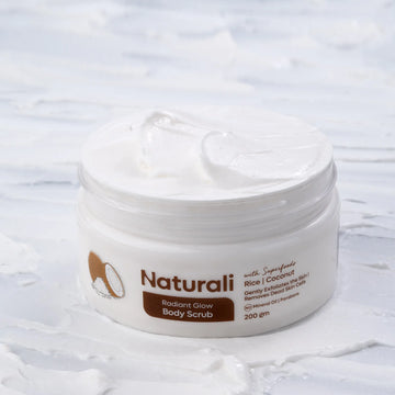 Naturali Radiant Glow Body Scrub With Rice & Coconut