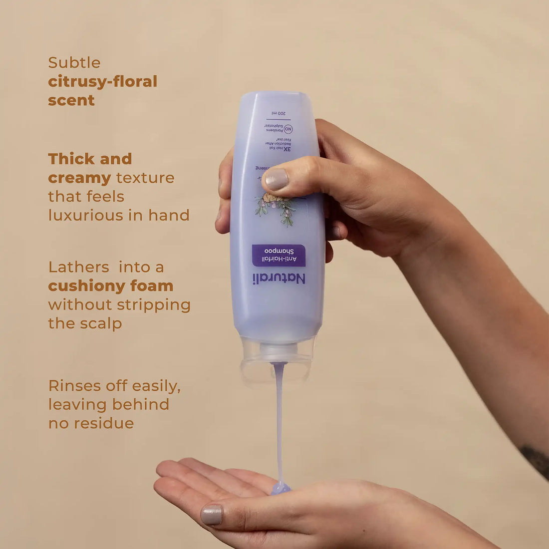 Anti Hairfall Shampoo with Rosemary, Korean Ginseng & Biotin