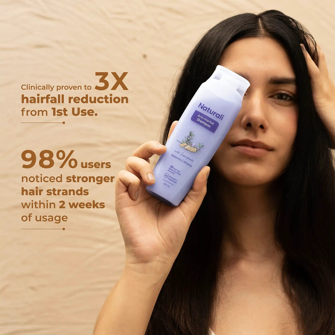 Anti Hairfall Shampoo with Rosemary, Korean Ginseng & Biotin 650ml