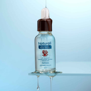 Naturali Aqua Hydrating Face Serum With Earth Marine Water, Sea Algae & Hyaluronic Acid