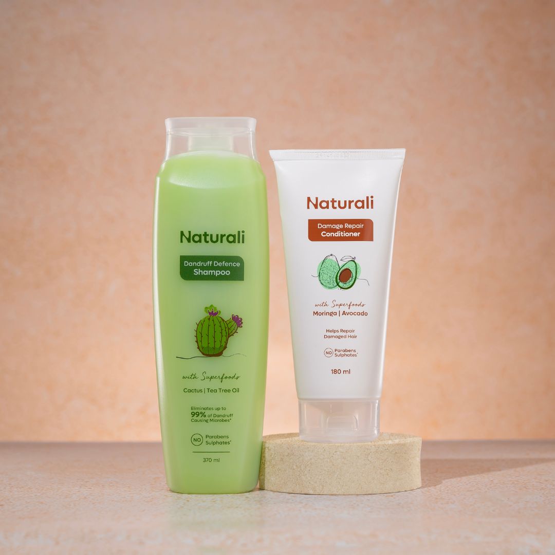 Naturali Dandruff Defence Shampoo + Damage Repair Conditioner