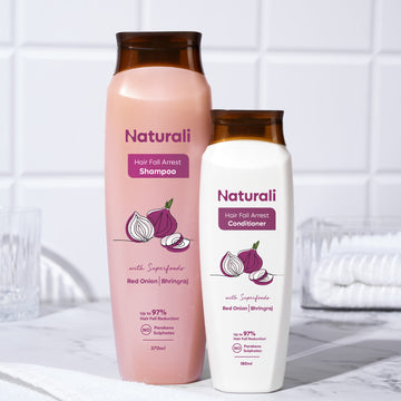 Naturali Hair Fall Arrest Shampoo + Hair Fall Arrest Conditioner