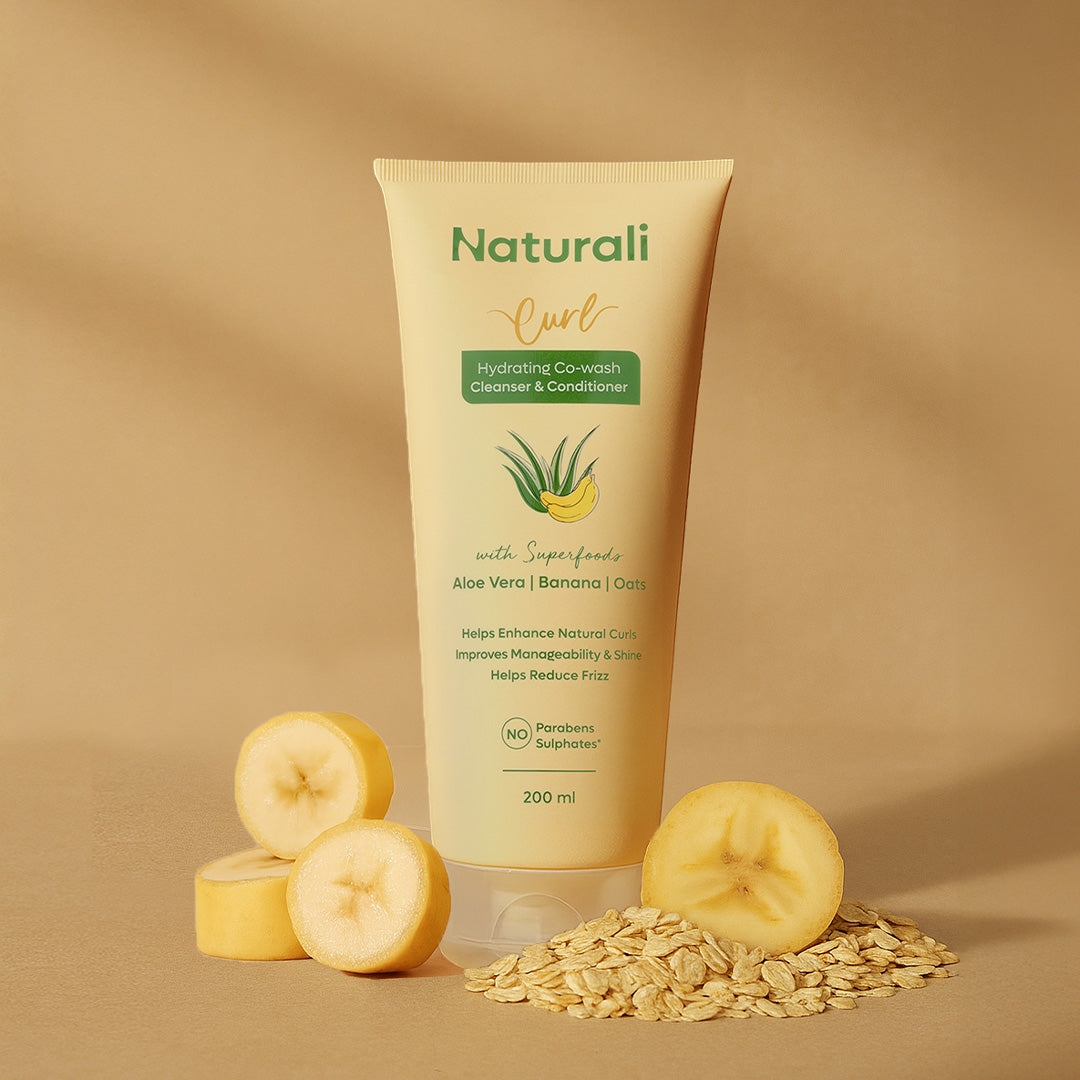 Naturali Hydrating Co-Wash with Aloe Vera, Banana & Oat Flour