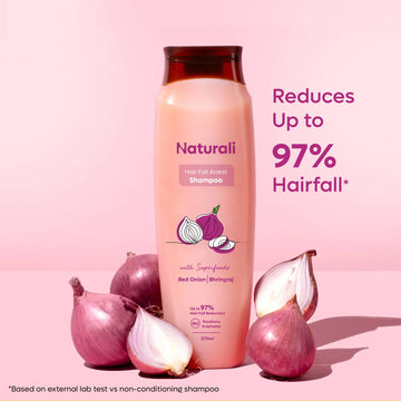 Naturali Hair Fall Arrest Shampoo with Onion and Bhringraj