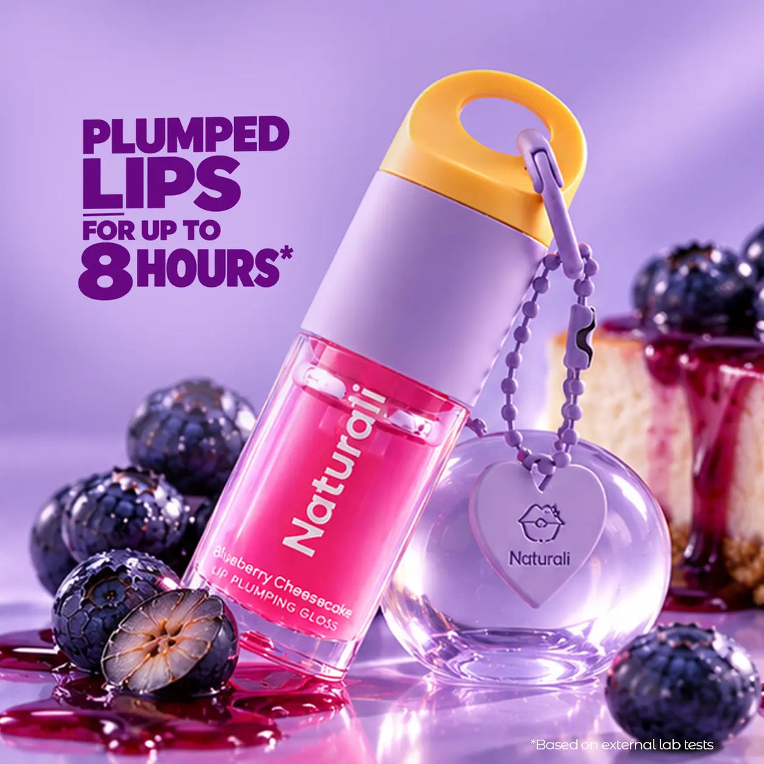 Naturali Blueberry Cheesecake Lip Plumping Gloss
