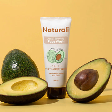 Naturali Daily Purifying Face Wash with Avocado and Tea Tree Oil