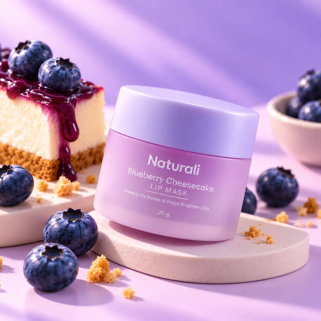 Naturali Blueberry Cheesecake Lip Mask