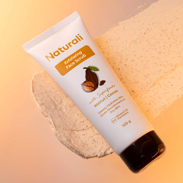 Naturali Exfoliating Face Scrub With Walnut, Cocoa Butter & Shea Butter