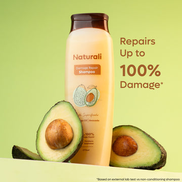 Naturali Damage Repair Shampoo with Avocado and Moringa Oil