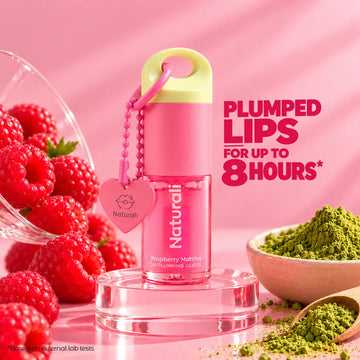 Naturali Raspberry Matcha Lip Plumping Gloss