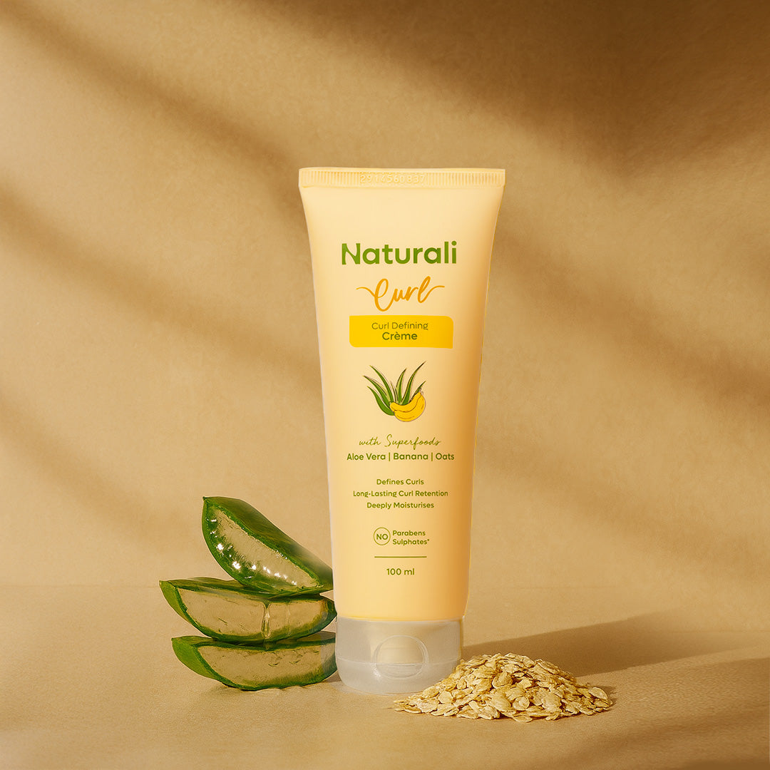 Naturali Curl Defining Creme with Aloe Vera, Banana & Oat Flour