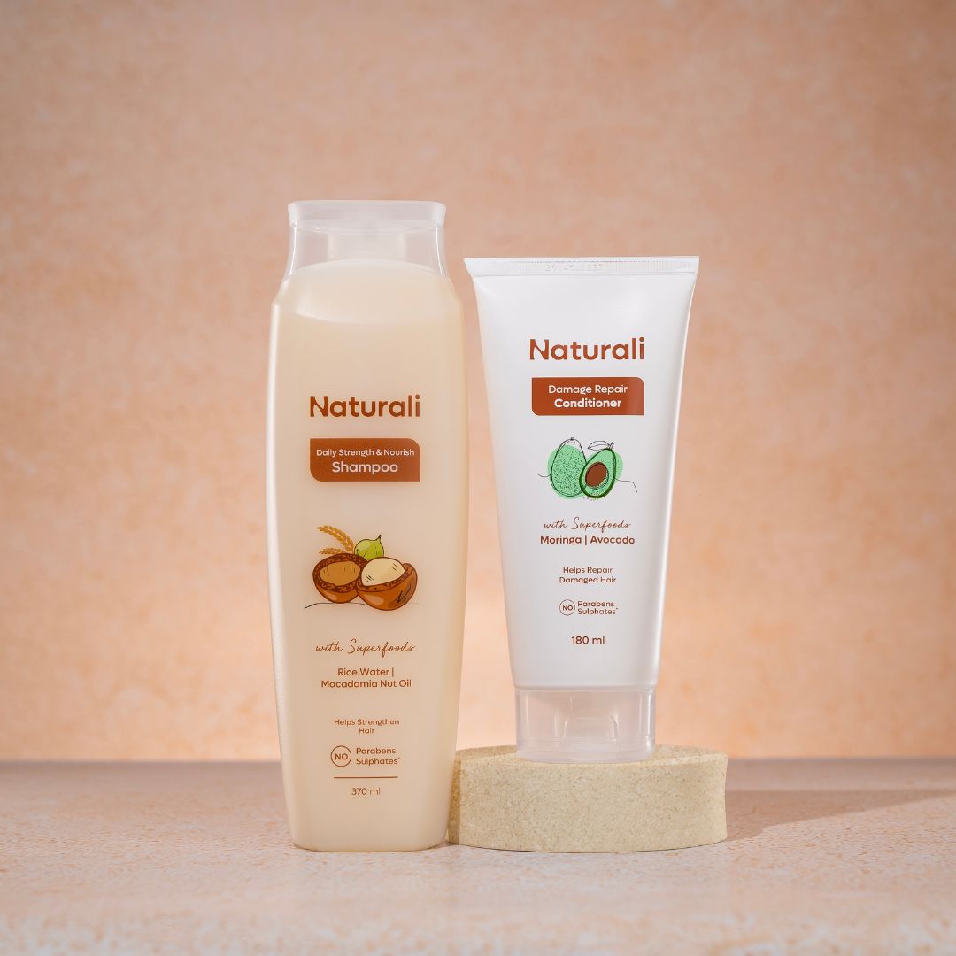 Naturali Daily Strength & Nourish Shampoo + Damage Repair Conditioner