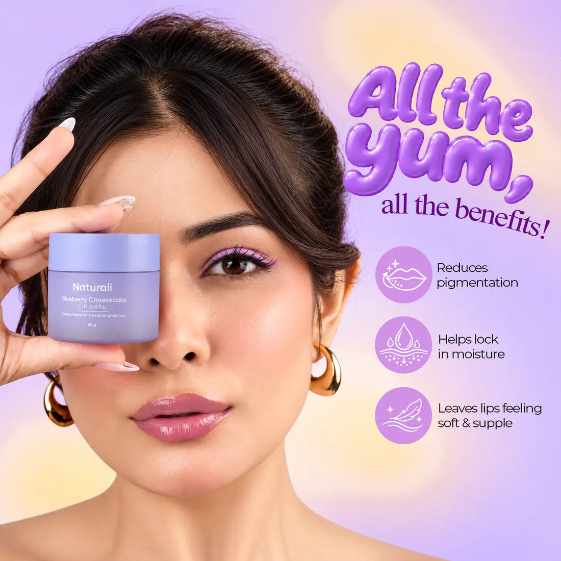 Naturali Blueberry Cheesecake Lip Mask