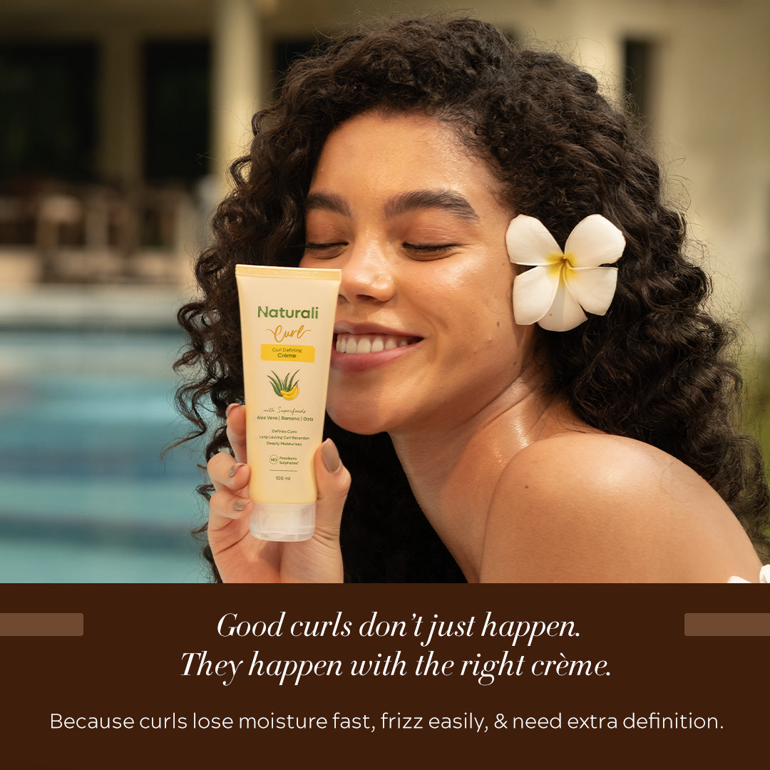 Naturali Curl Defining Creme with Aloe Vera, Banana & Oat Flour