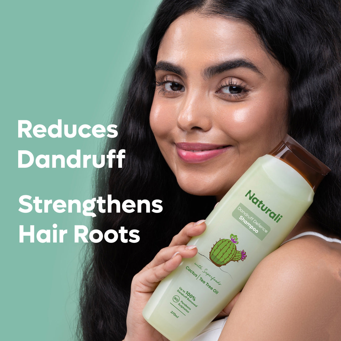 Naturali Dandruff Defence Shampoo with Cactus and Tea Tree Oil