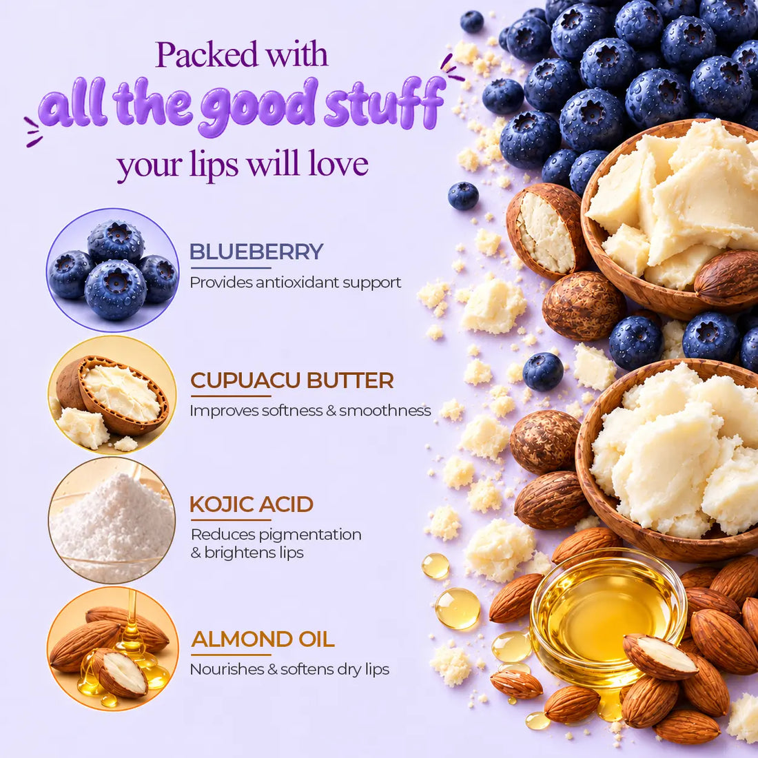 Naturali Blueberry Cheesecake Lip Mask
