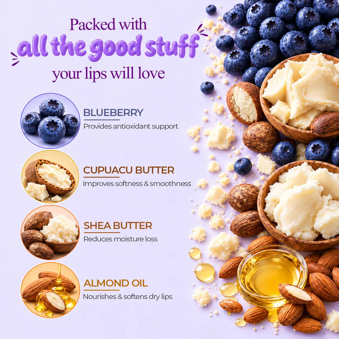 Naturali Blueberry Cheesecake Lip Balm