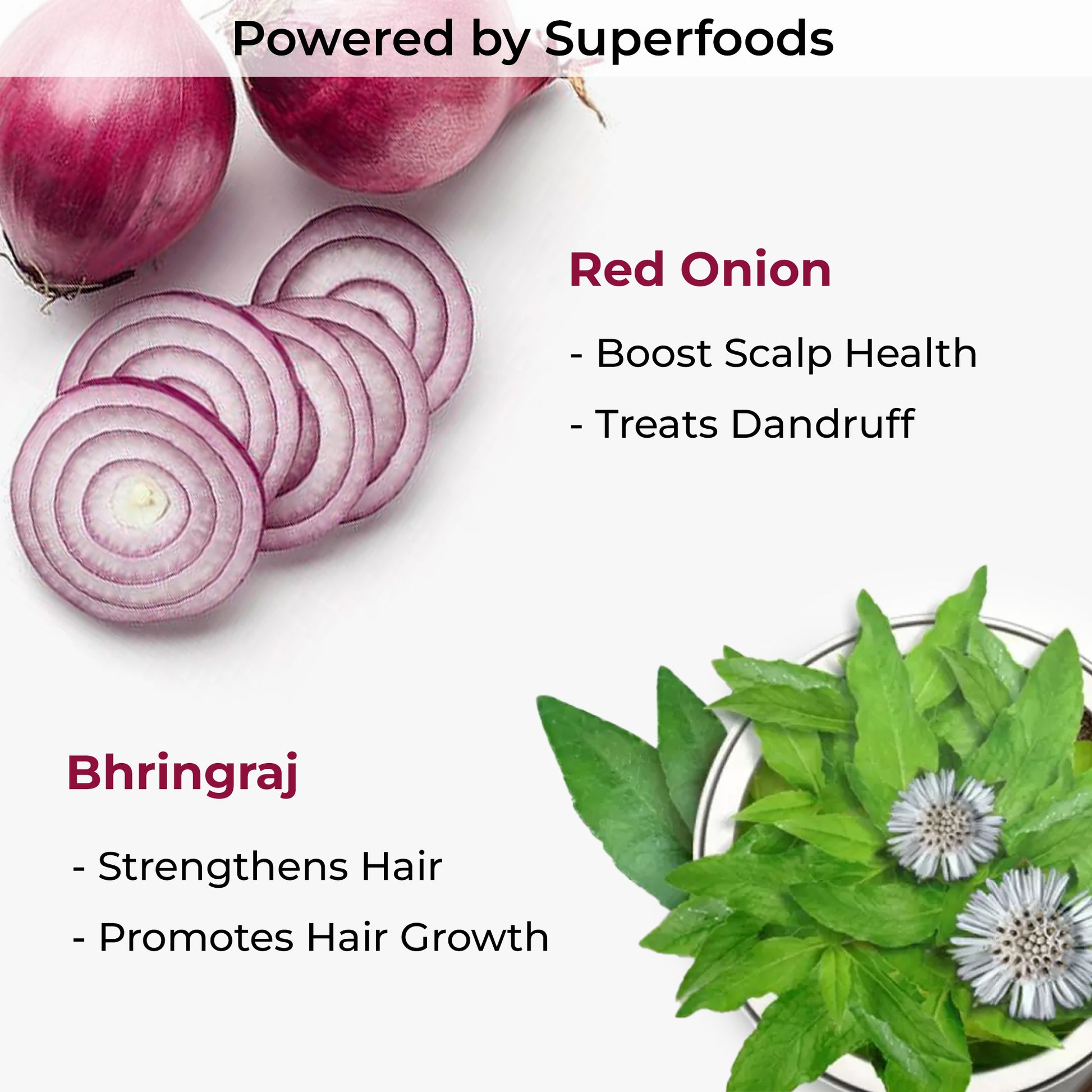 Red Onion & Bhringraj