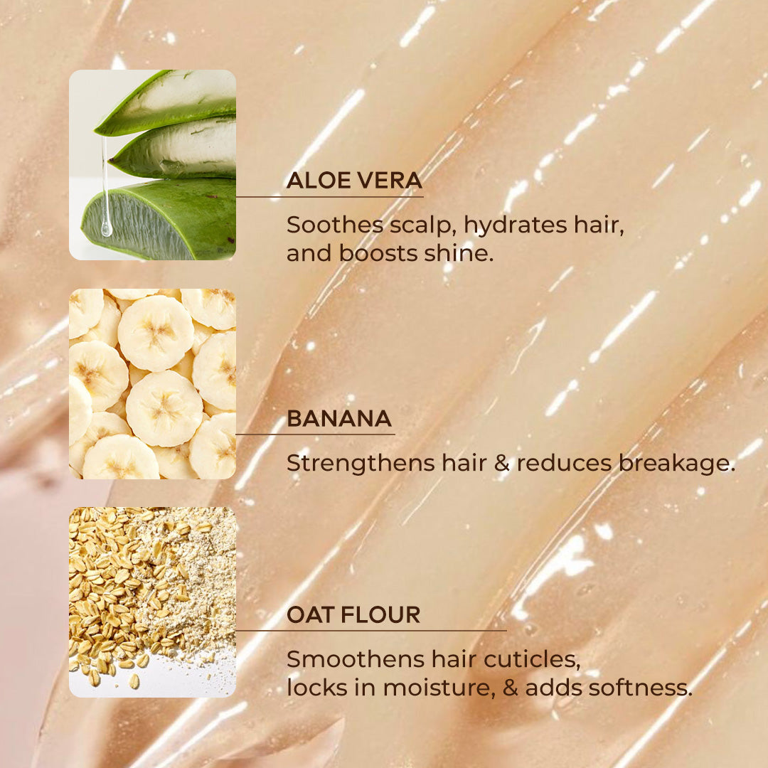 Curl Defining Creme with Aloe Vera, Banana & Oat Flour