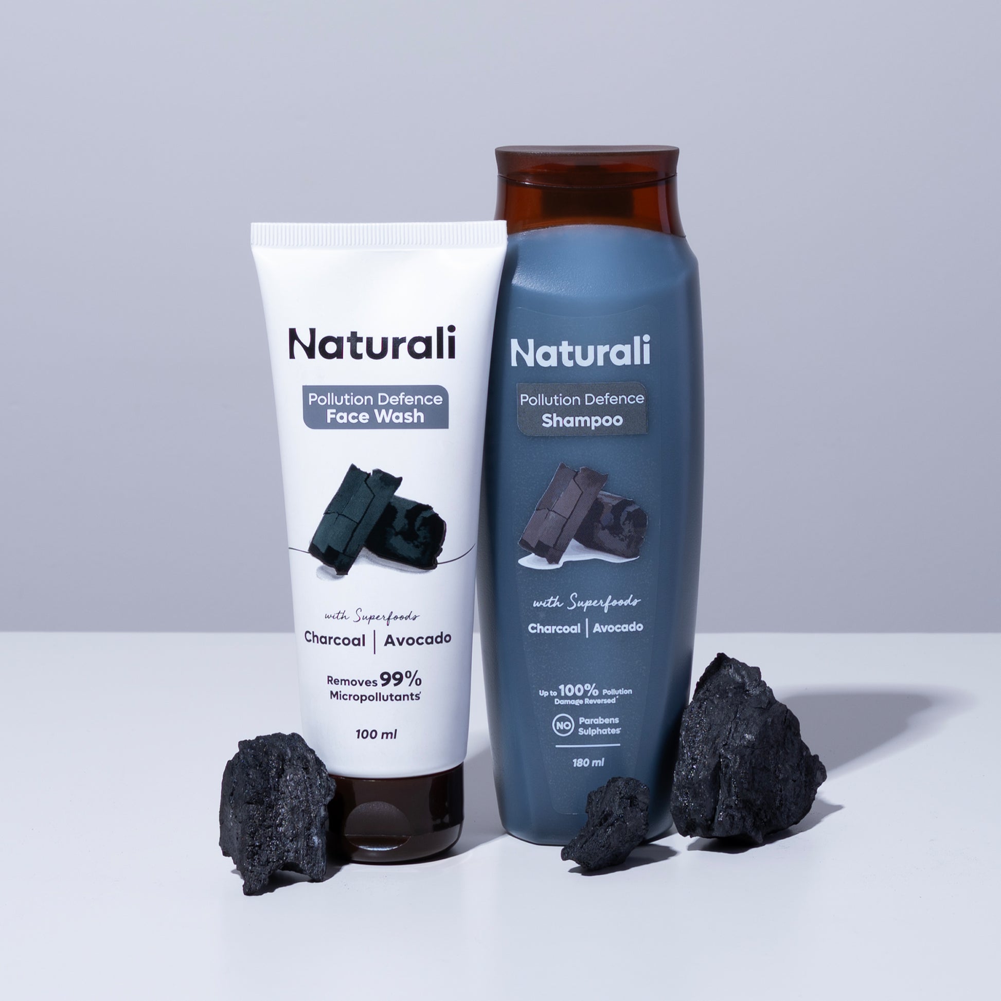 Naturali Pollution Defence Shampoo + Pollution Defence Facewash