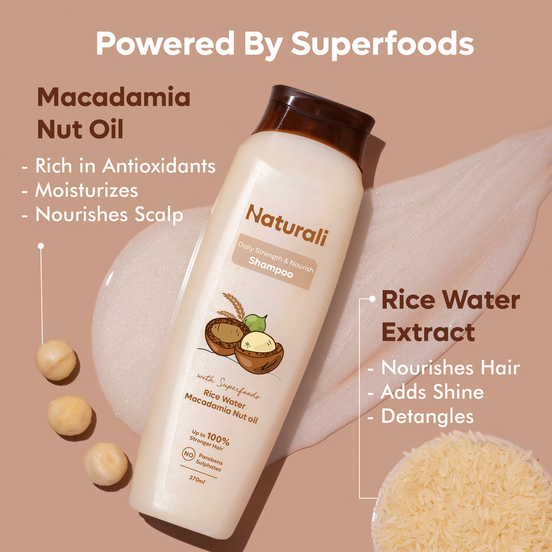 Shampoo Nut Rice Rice Water