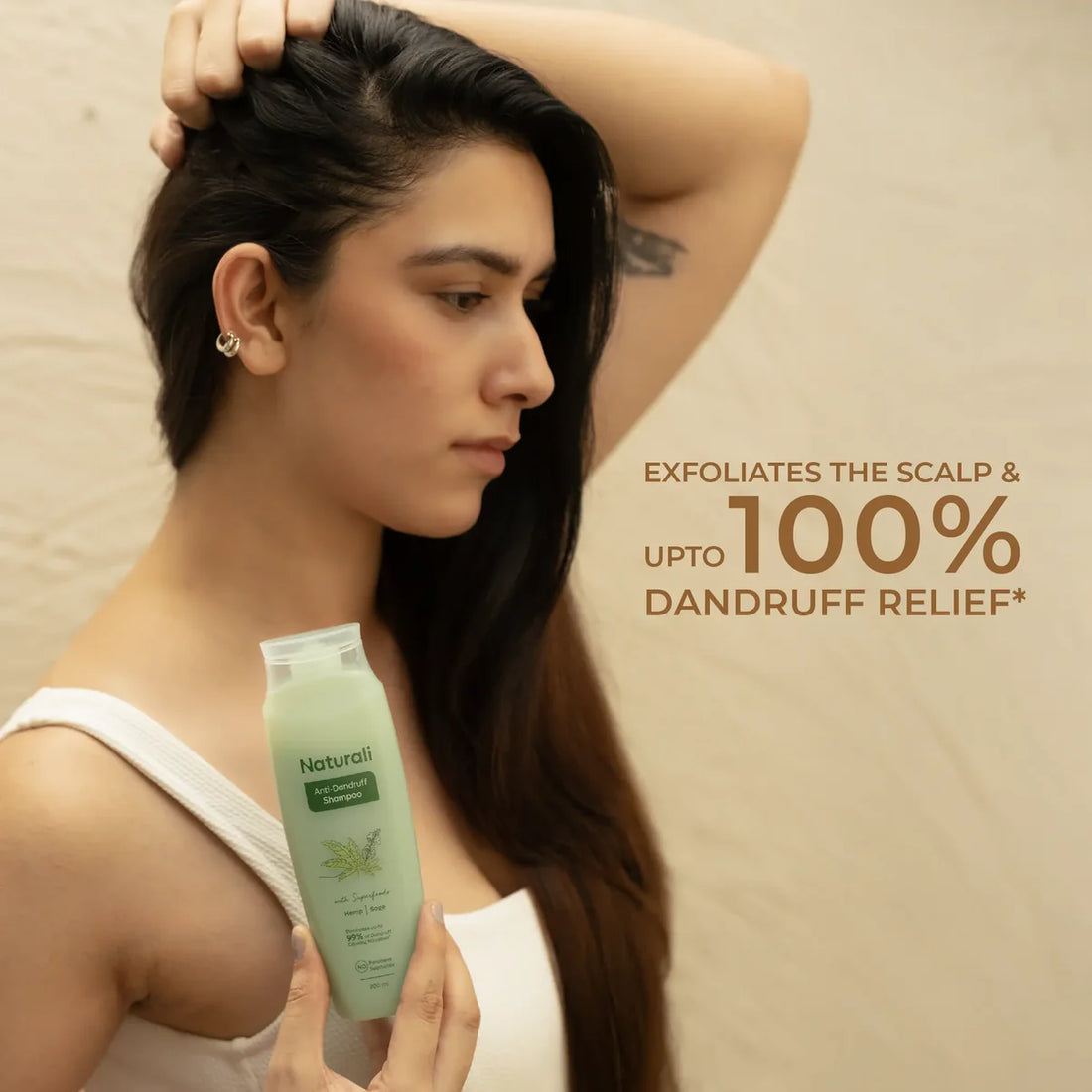 Naturali Anti-Dandruff Shampoo +Anti-Dandruff Scalp Serum + Scalp Massager