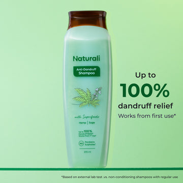 Naturali Anti-Dandruff Shampoo with Hemp & Sage