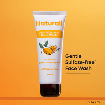 Naturali Daily Brightening Face Wash with Golden Orange & Liquorice