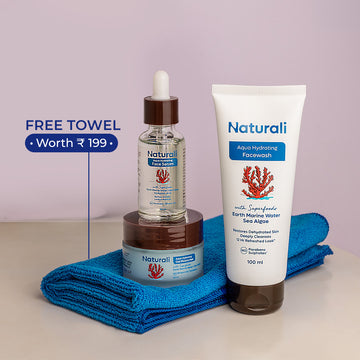 Naturali Aqua Hydration Essentials + Microfibre Towel