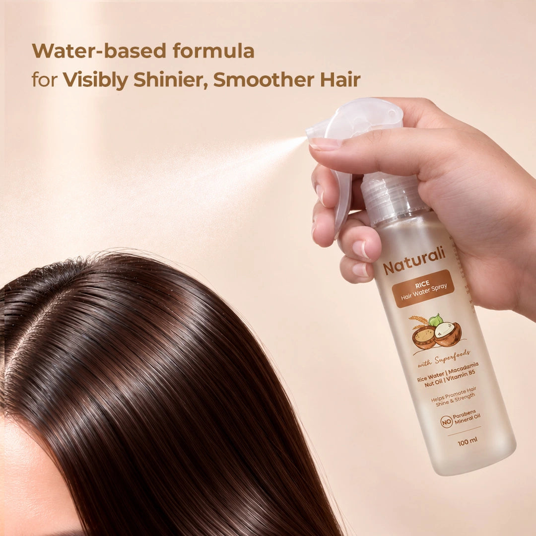 Daily Strength & Nourish Hair Spray with Rice Water, Macadamia Nut Oil & Vitamin B5