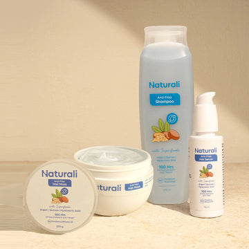 Naturali Anti-Frizz Shampoo + Hair Mask + Hair Serum