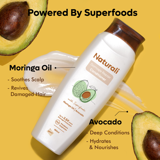 Naturali Daily Strength & Nourish Shampoo 340ml + Damage Repair Conditioner 180ml