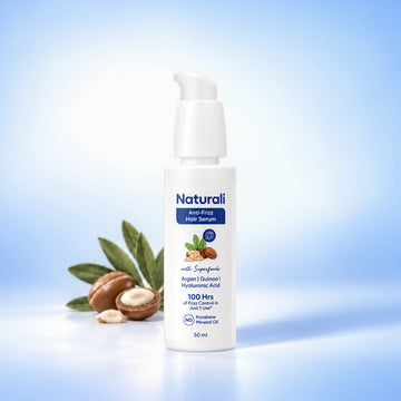 Anti Frizz Hair Serum with Argan Oil, Quinoa, and Hyaluronic Acid