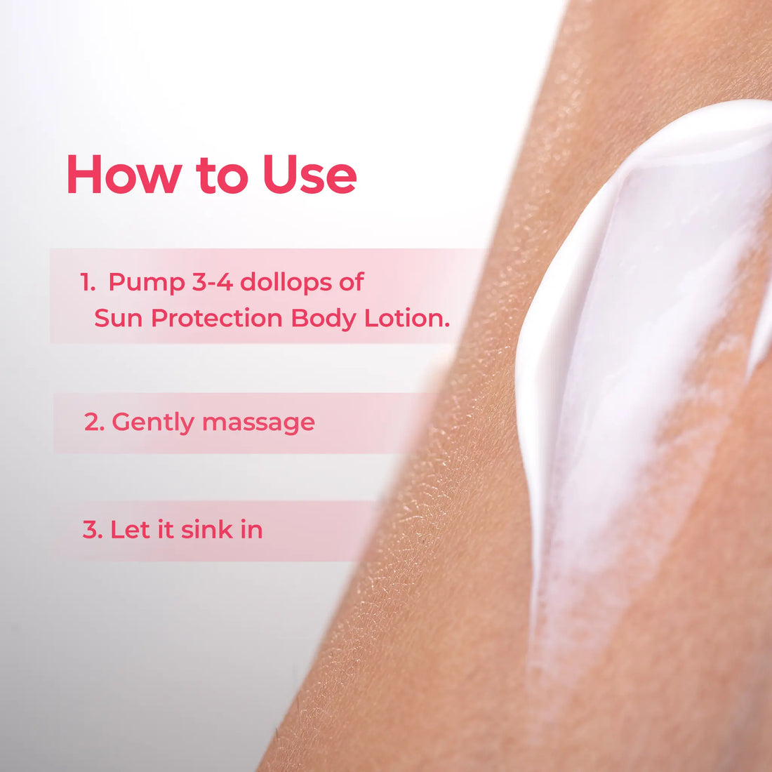 Naturali Sun Protection Body Lotion with SPF25 PA+++ infused with Raspberry and Avocado