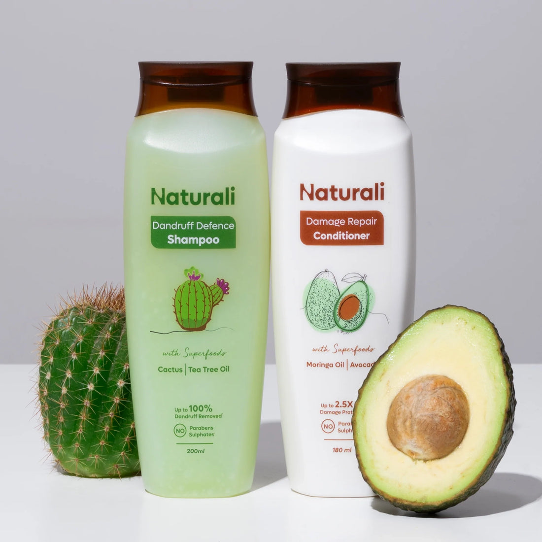 Naturali Dandruff Defence Shampoo + Damage Repair Conditioner