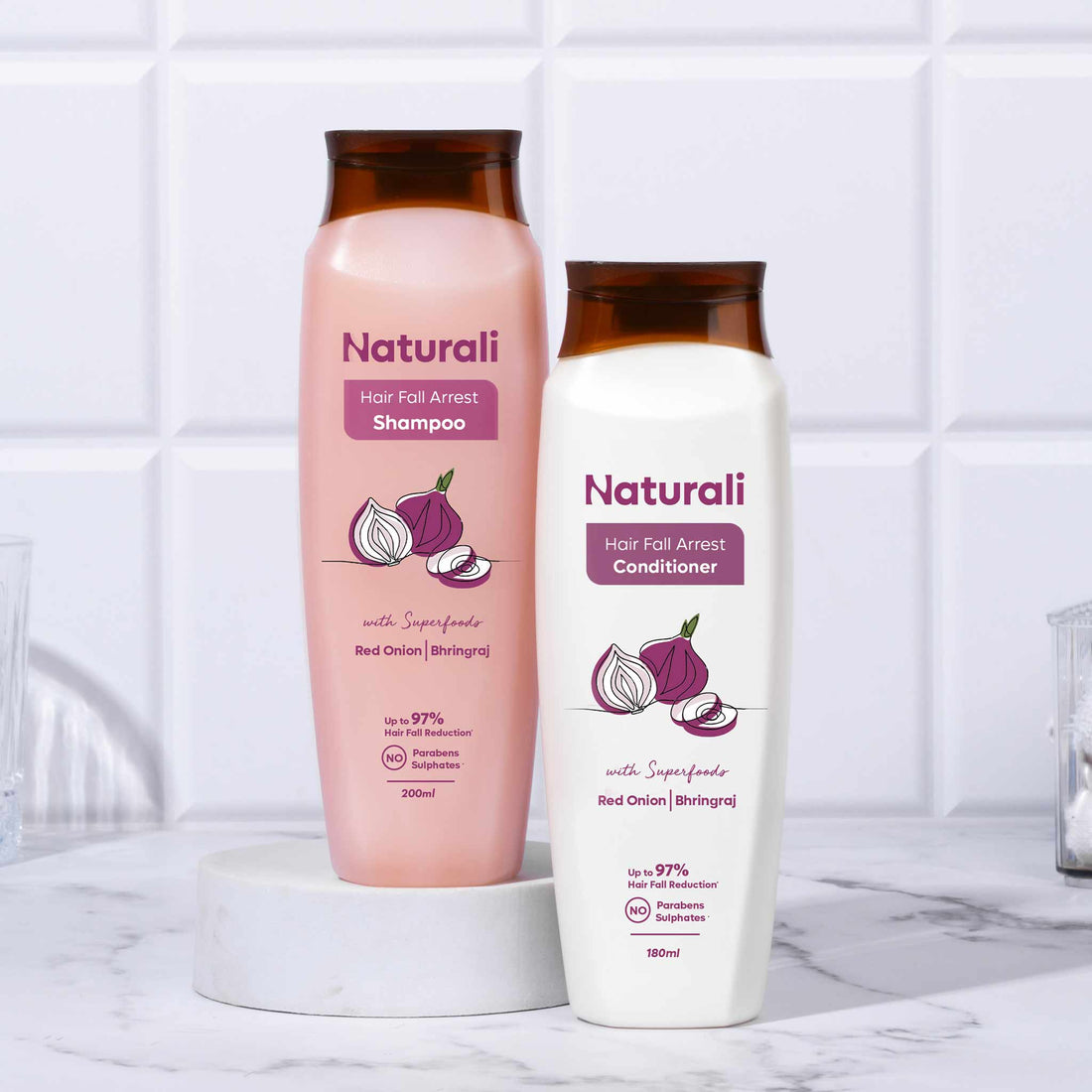 Naturali Hair Fall Shampoo + Hair Fall Conditioner Combo