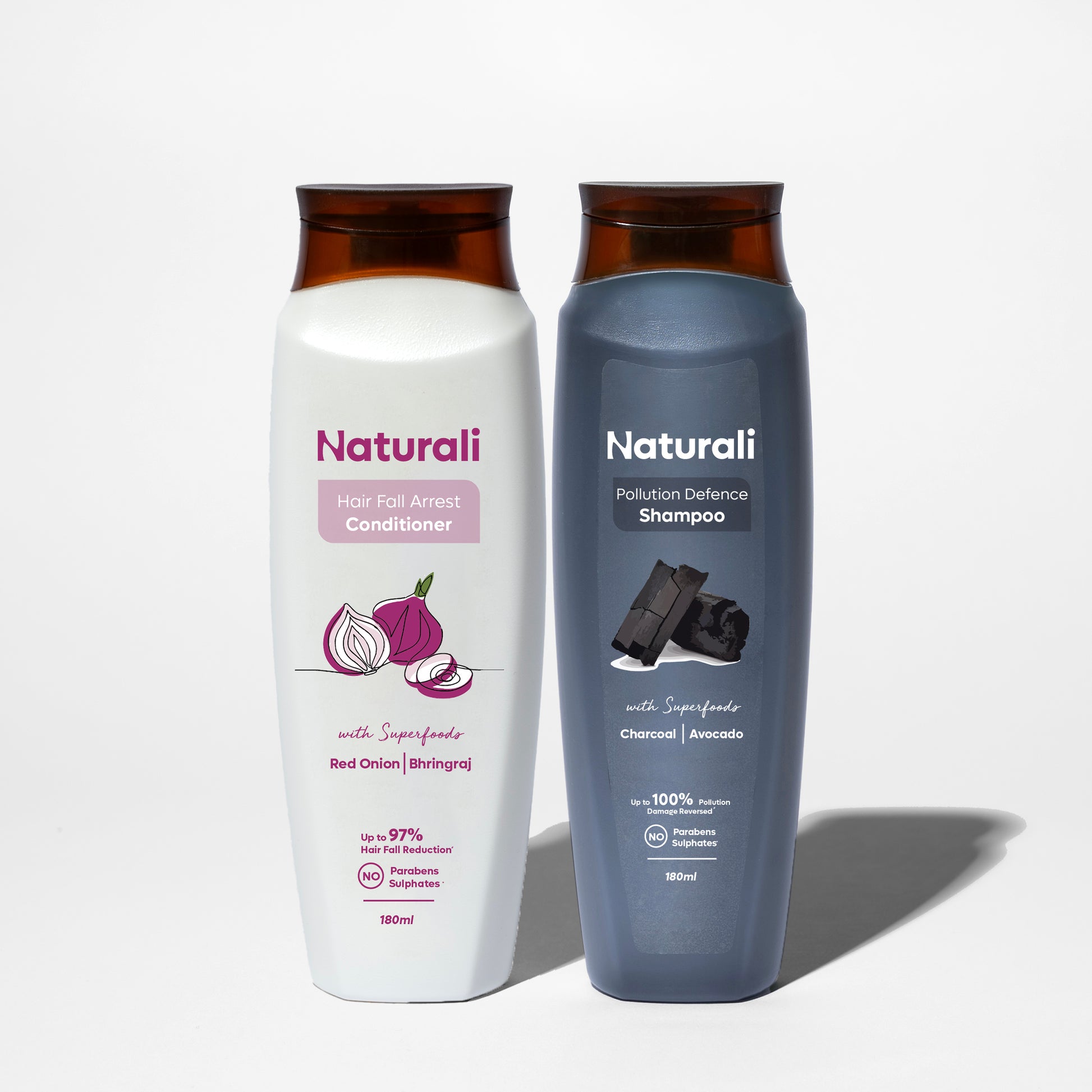 Naturali Pollution Defence Shampoo + Hair Fall Arrest Conditioner