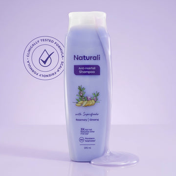 Naturali Anti-Hairfall Shampoo with Rosemary, Korean Ginseng & Biotin