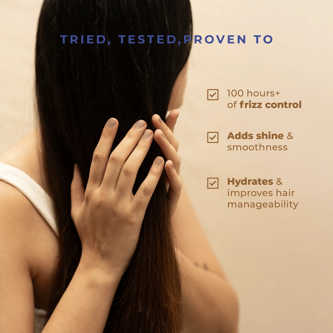 Anti Frizz Hair Serum with Argan Oil, Quinoa, and Hyaluronic Acid