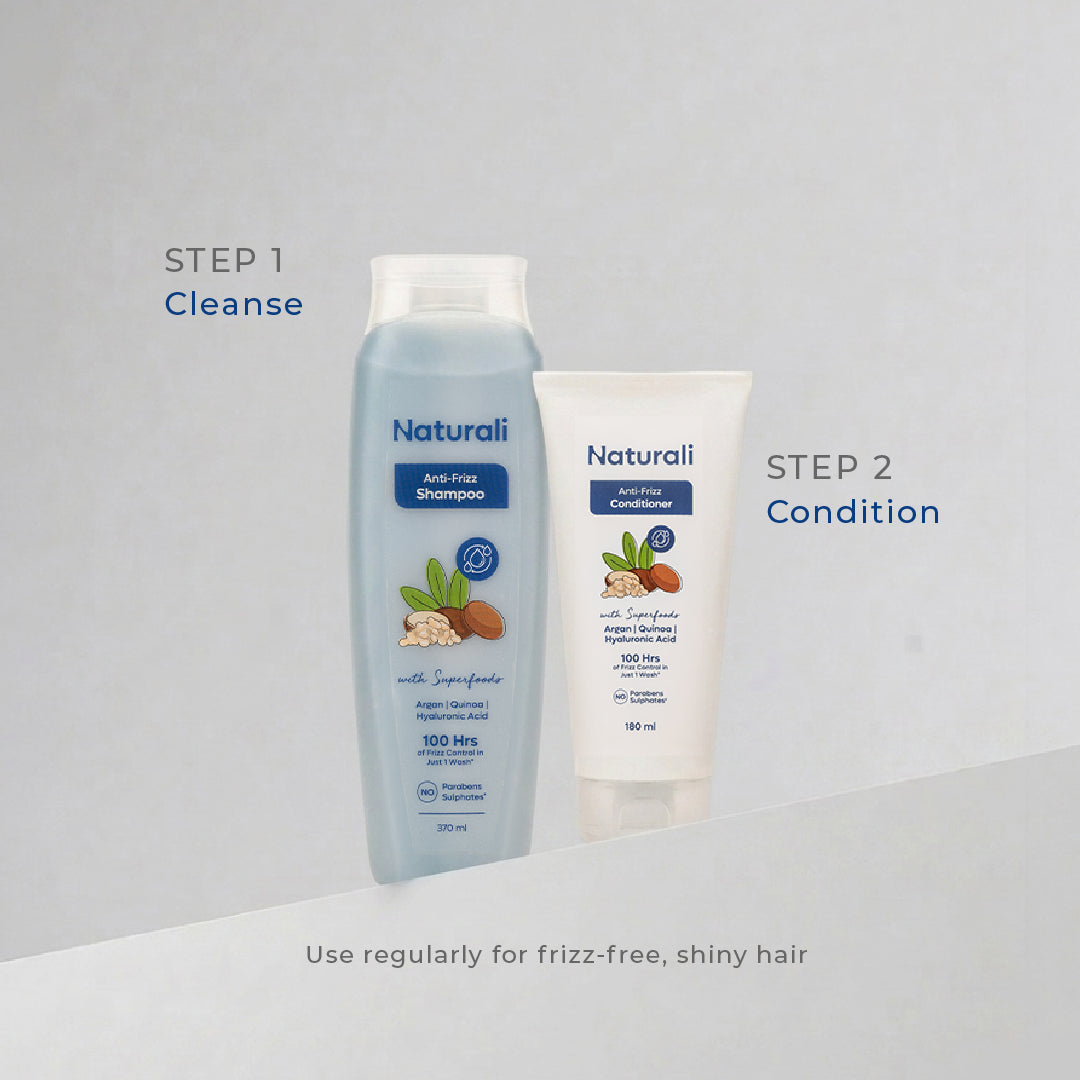 Naturali Anti-Frizz Shampoo + Conditioner