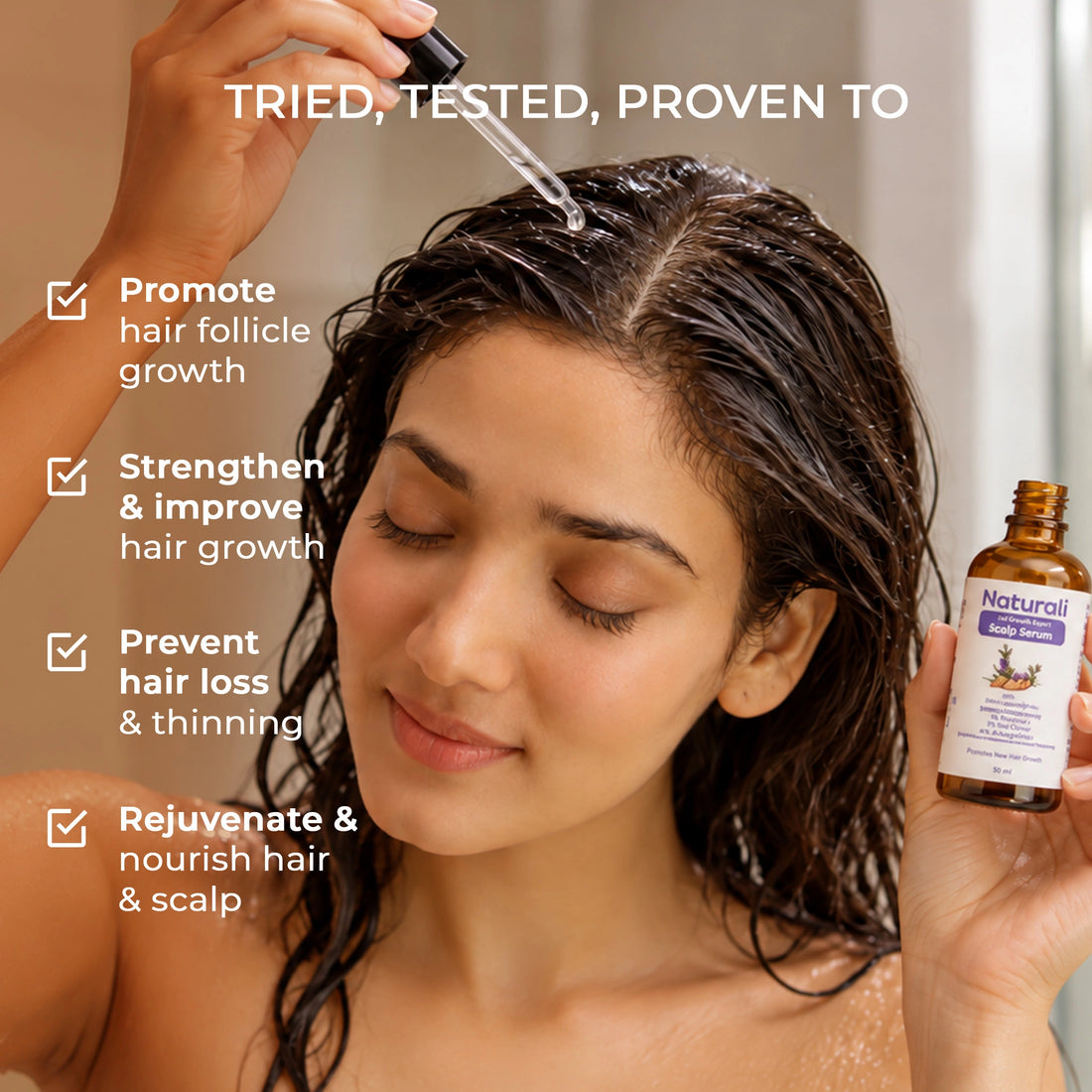 Anti-Hairfall Scalp Serum With Rosemary,Korean Ginseng & Redensyl