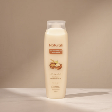 Naturali Daily Strength & Nourish Shampoo with Rice Water For Frizz Control & Shine