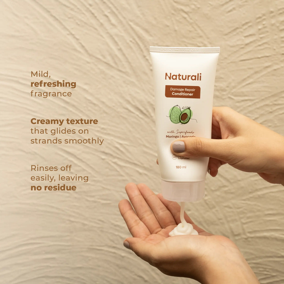 Damage Repair Conditioner for Split Ends & Breakage with Avocado & Moringa Oil