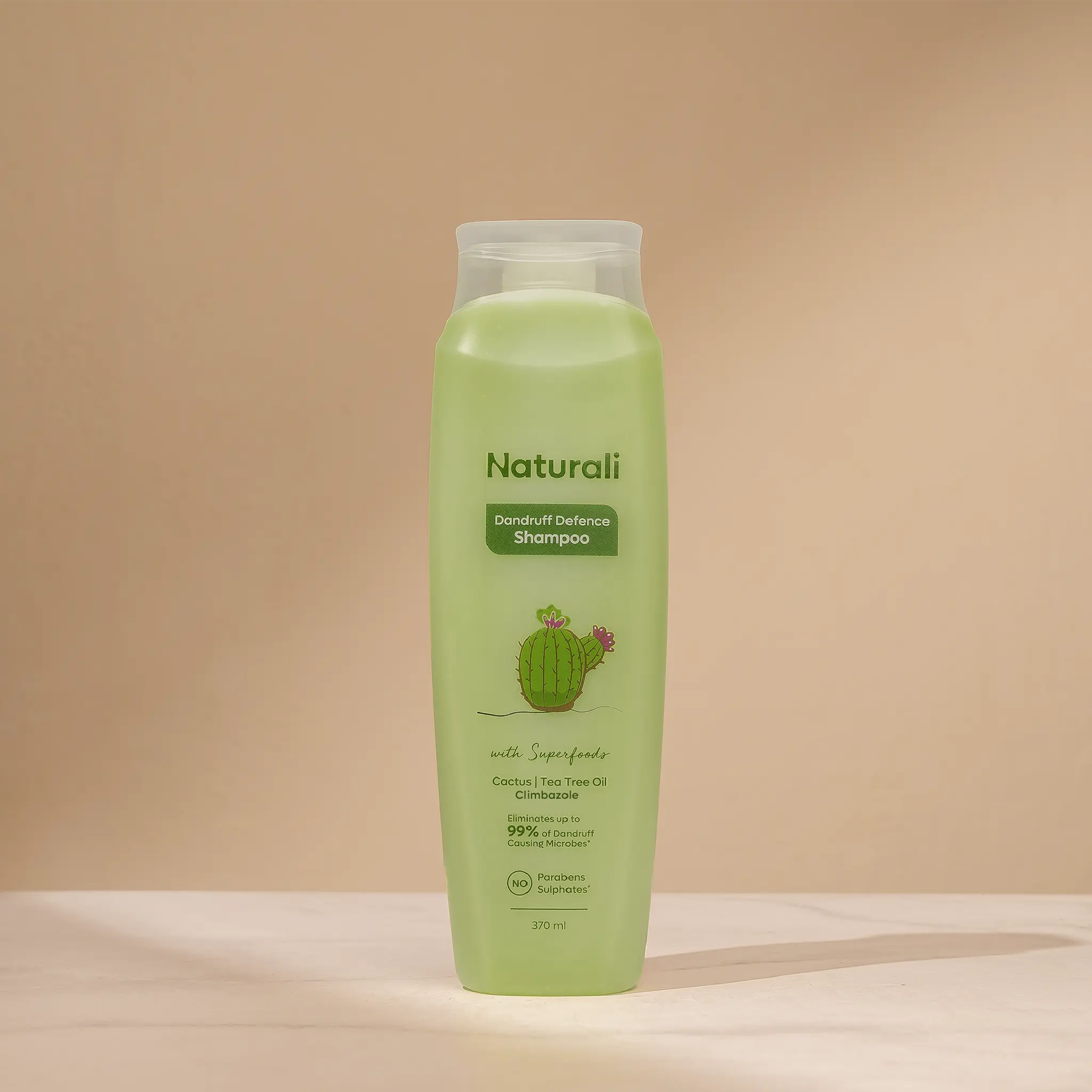 Naturali Dandruff Defence Shampoo with Cactus and Tea Tree Oil